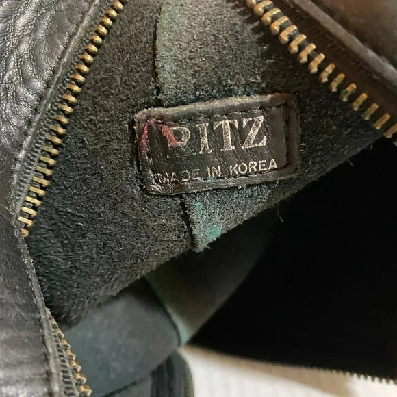 Ritz black vintage shoulder handbag - Picture 9 of 12